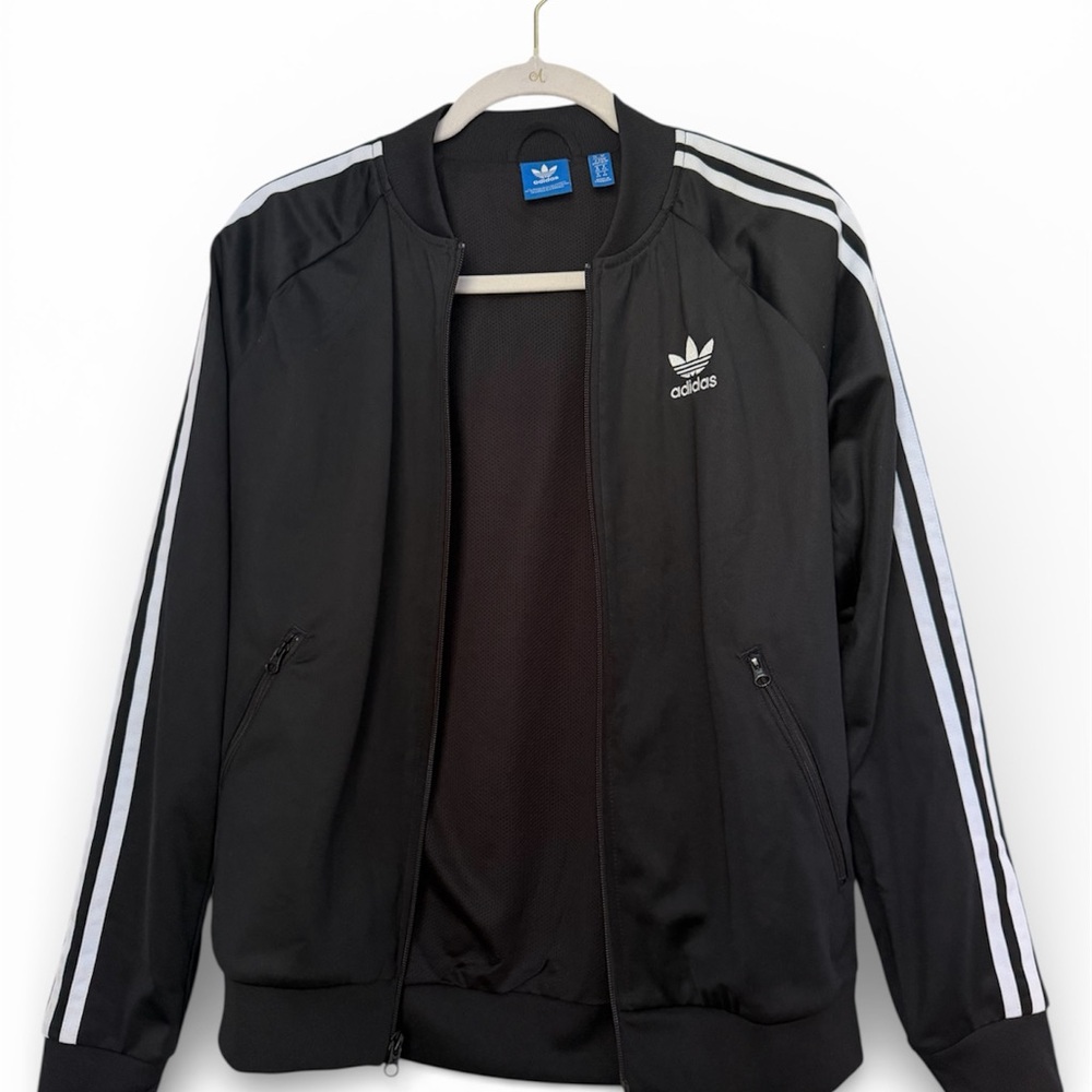 Adidas Track Jacket Size Medium | Full Zip Athletic Sportswear | Excellent